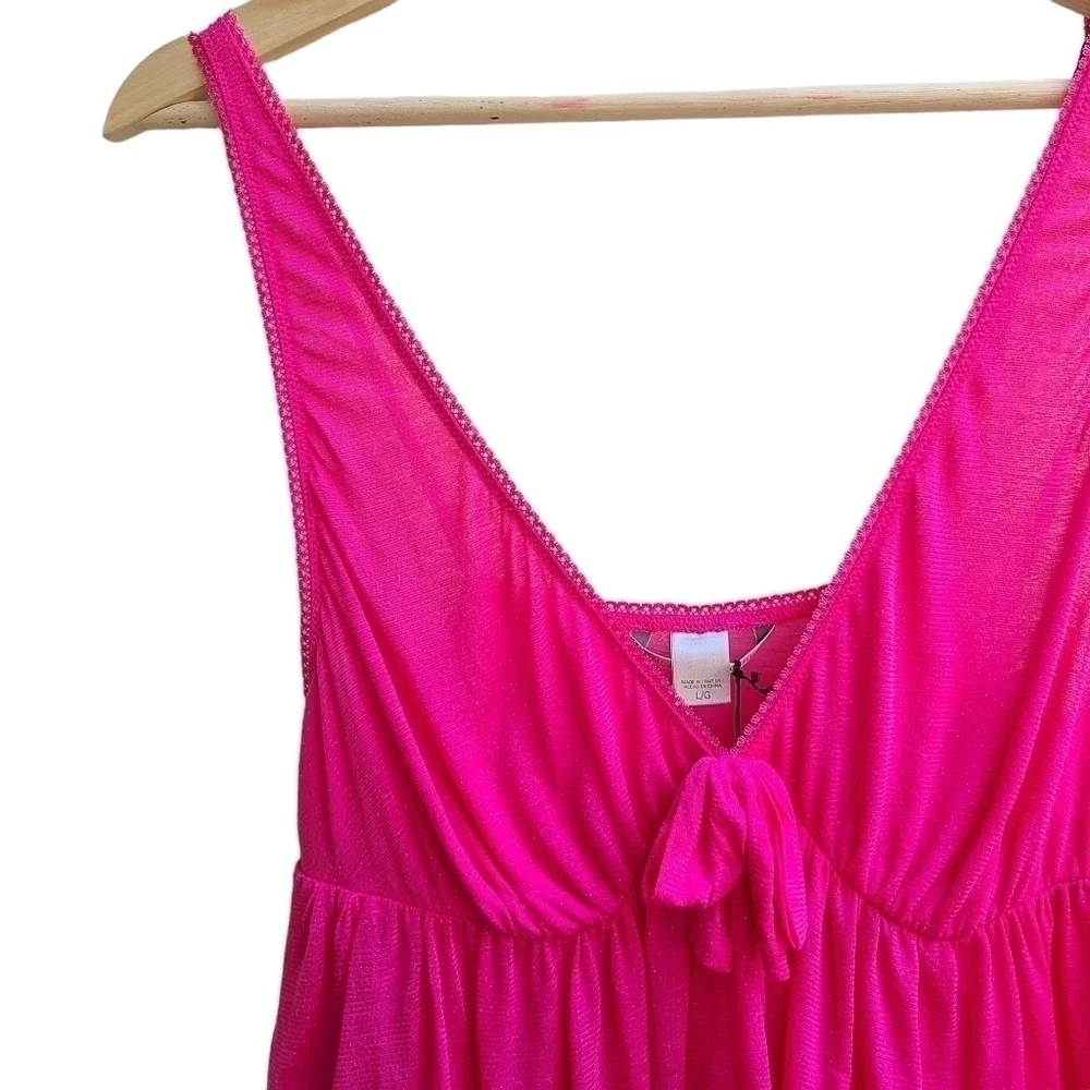 Victoria Secret Lingerie Nightie in Pink with Light Sparkle, Size Medium - Picture 4 of 10